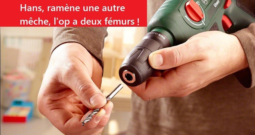 drill risitas femur drillation