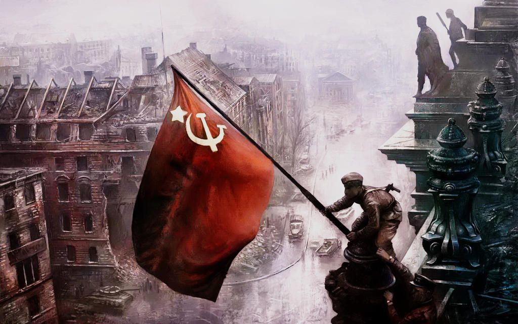 rouge risitas staline drapeau stalin guerre mondiale communisme berlin communiste urss