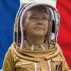 arnaud-drapeau-france-montebourg-bleu-politic-ruche-abeilles-blanc