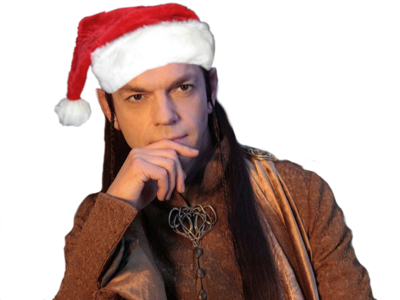 Sticker other elrond noel sda pensif elfe elf lotr par Adelf-Hitlor