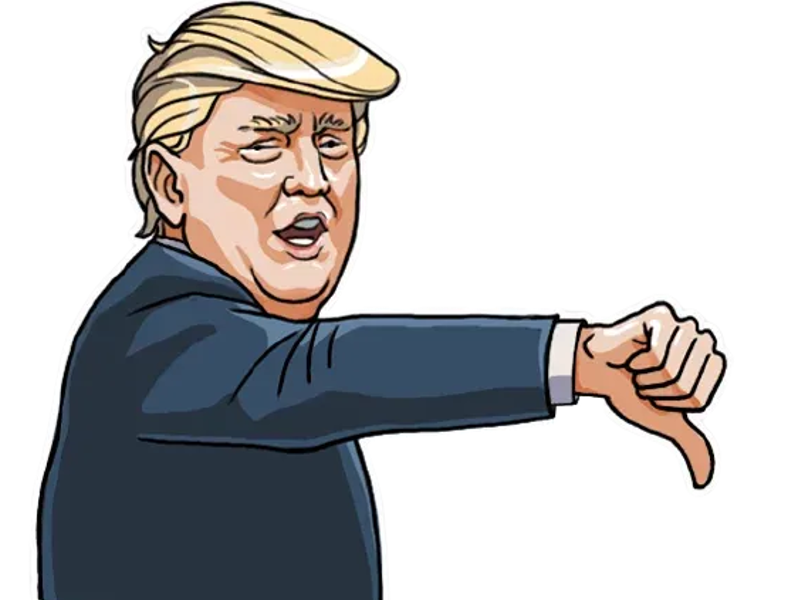 2024 dessin blond trump politic maga president chad