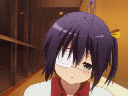 chuunibyou rikka gif ivre enivre kikoojap saoul