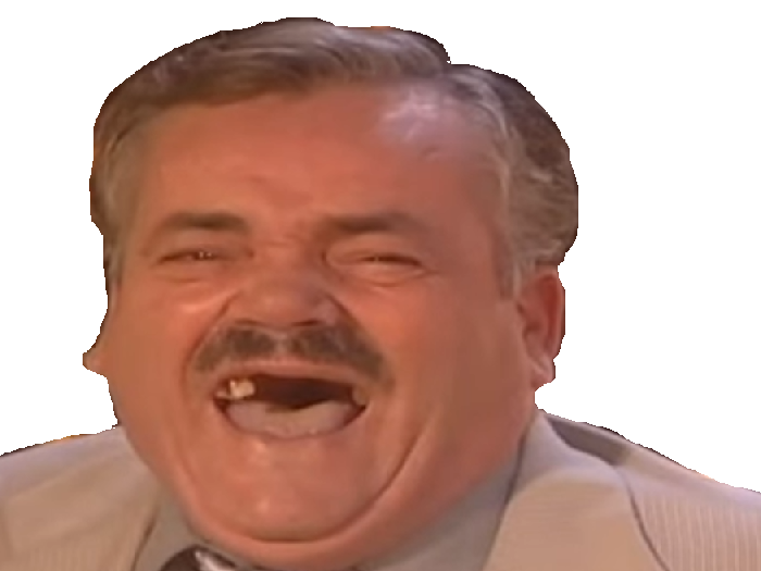 Sticker risitas rire issou par Ostrak