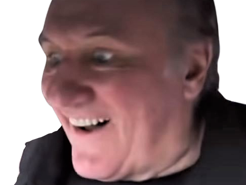 depardieu gerard sournois sourire rire moquerie moque moquer mechant japon