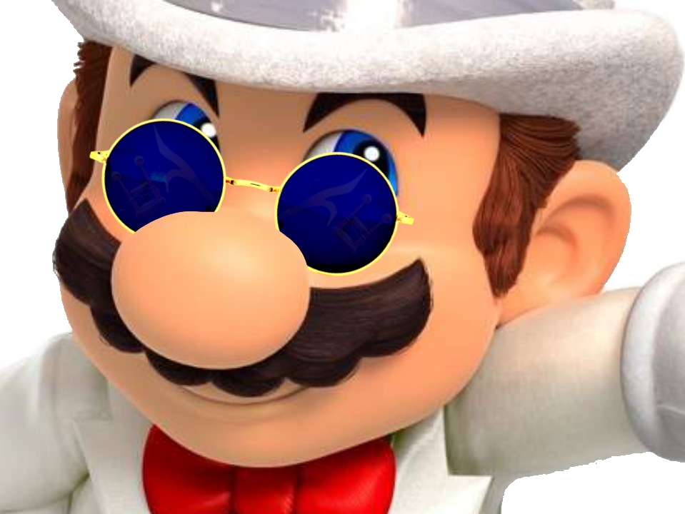 golem sourit odyssey bleues blanc mario gelem lunettes redpill mariage