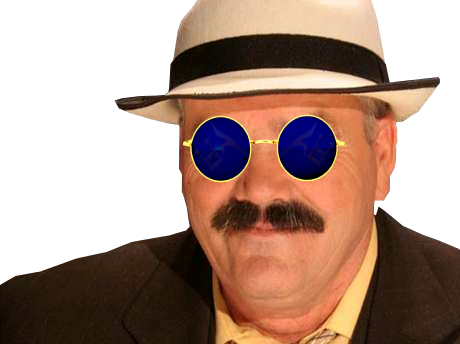 risitas bleu lunette vieux chapeau