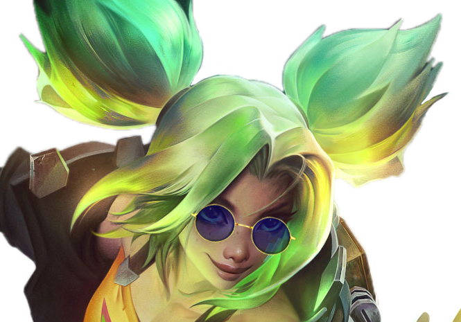 zeri league of legends zaun champion lol lunettes lounettes zery etincelle spark