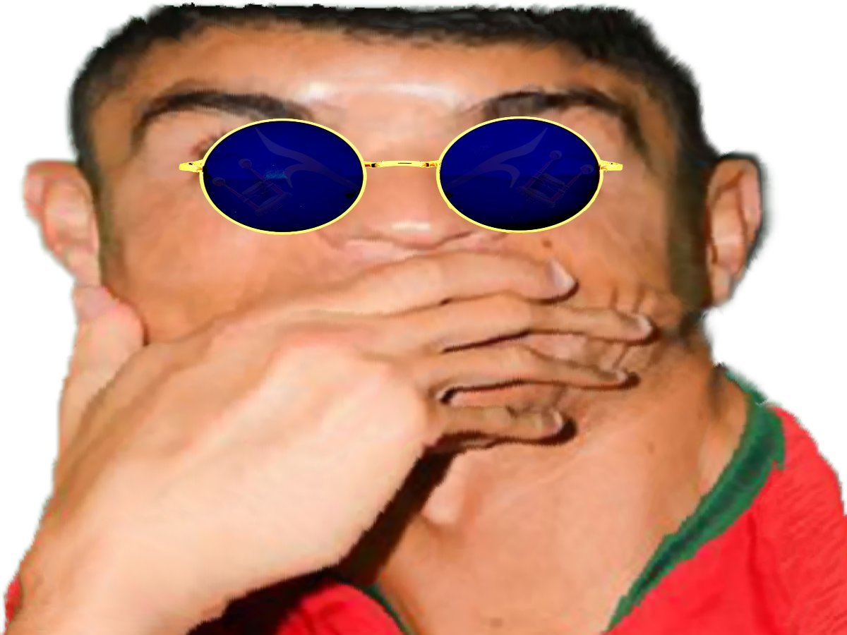 cr7 ronaldo deforme lunettes