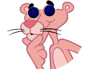 pink panthere lunettes