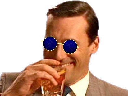 whisky ham lunettes rire