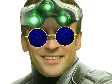 macron espion lunettes