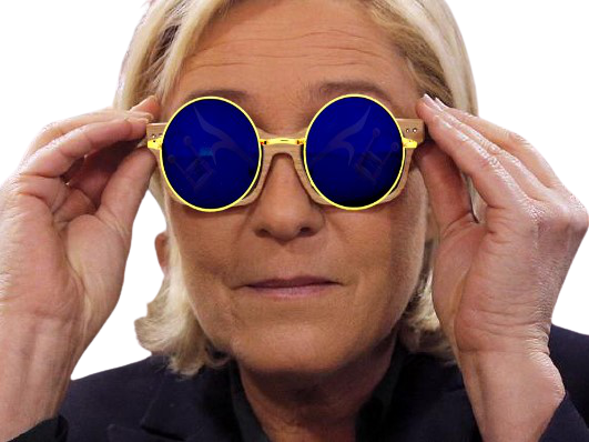 marine lepen lunettes
