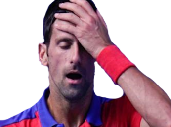 Sticker djokovic tennis par LesBeauxJoueurs