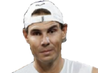 Sticker tennis nadal par LesBeauxJoueurs