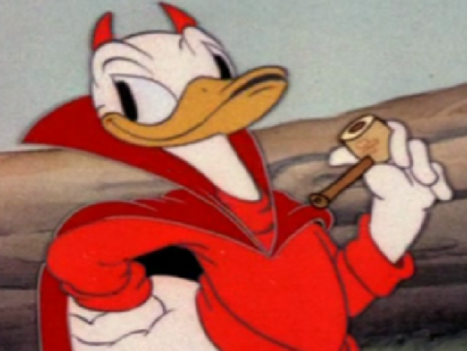 donald duck diable