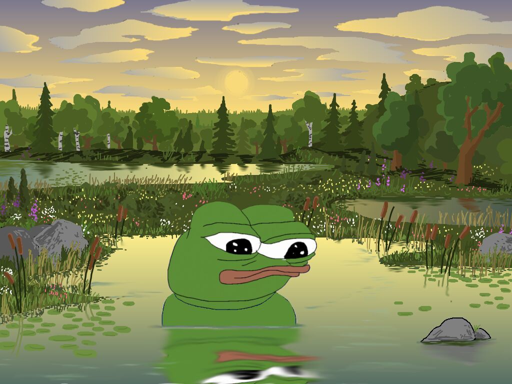 Sticker De Fren Sur Apu Fren Pepe Peepo Apustaja Helper Pond