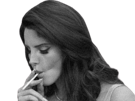 lana-del-rey-fume-fumer-clope-cigarette-classe-belle-femme-noir-et-blanc