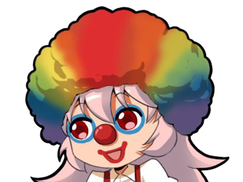 mokou clown anime manga kikou jap girl