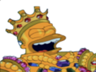 homer-riche-haha-rire-simpson-simpsons-argent-meme-gucci-roi-king-couronne