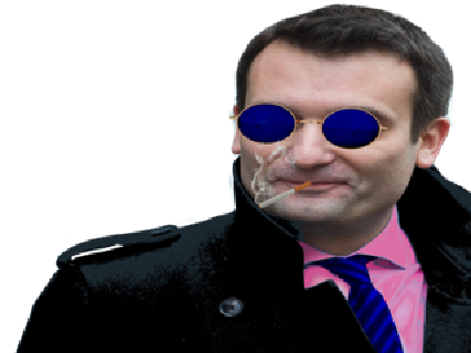 philippot cool lunettes hippie clope imper