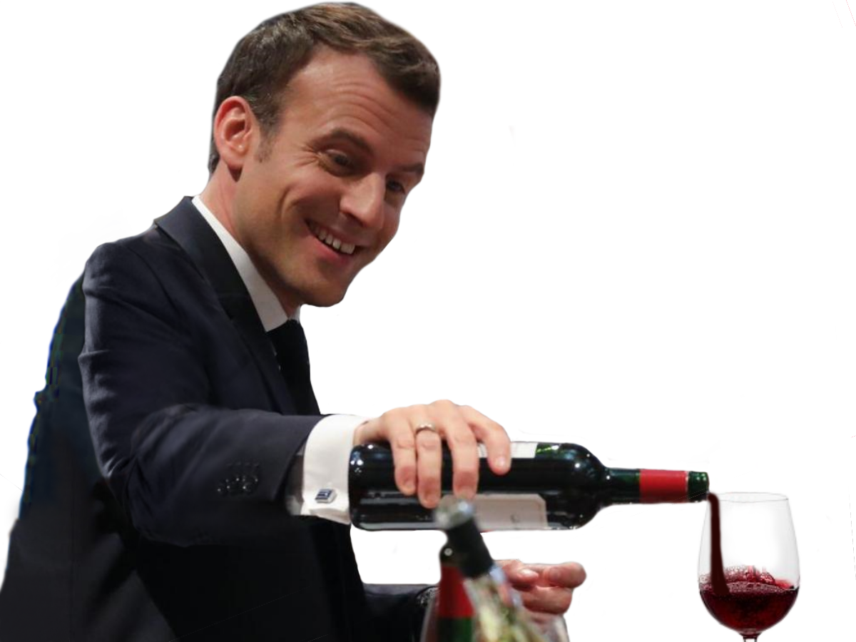 macron vin template