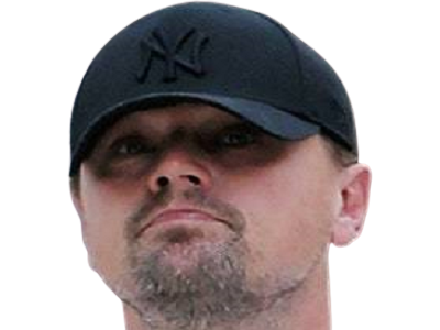 leonardo dicaprio lidl casquette ny surpris leo is that you isnt