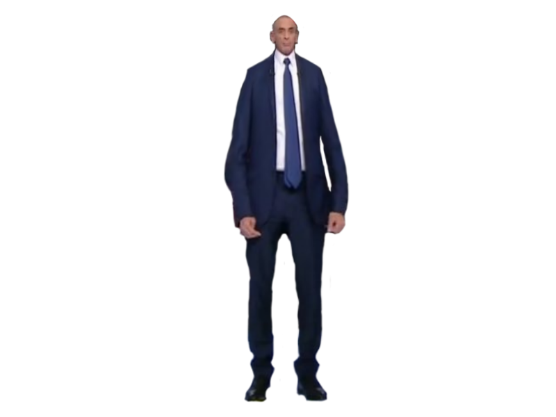 zemmour debout malaise emission politique costar deforme