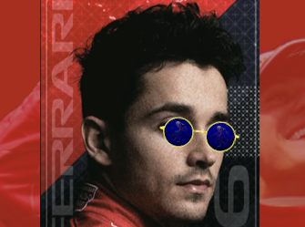 leclerc charles ferrari f1 lunettes p1 premier