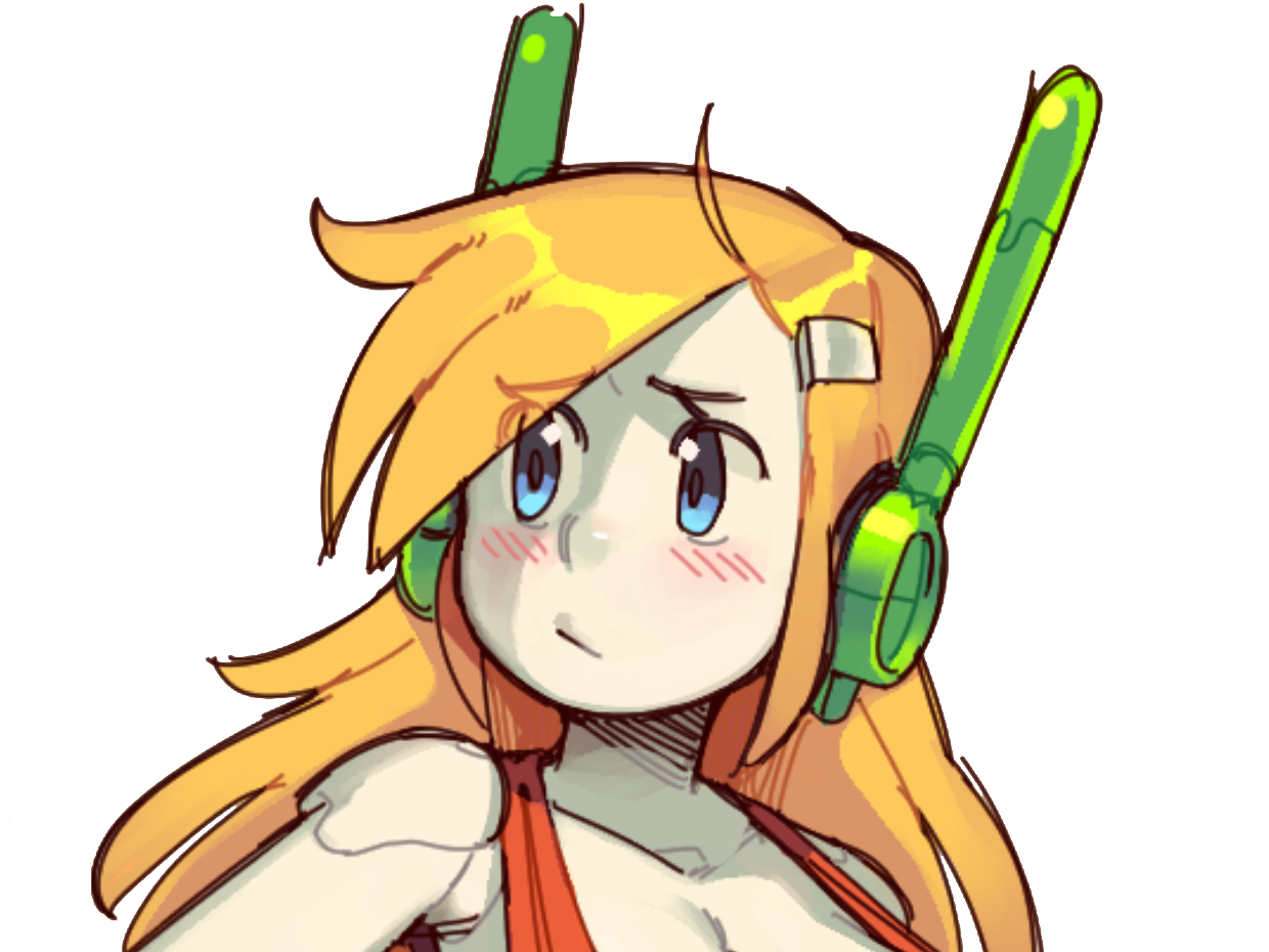 Sticker De Nanchicelestin Sur Cave Story Curly Brace Robot Cyborg Android Blonde 3038