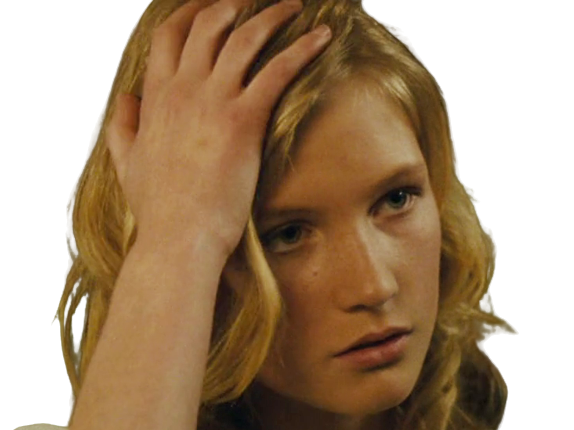 marion chabassol fille belle blonde teen ado visage film main