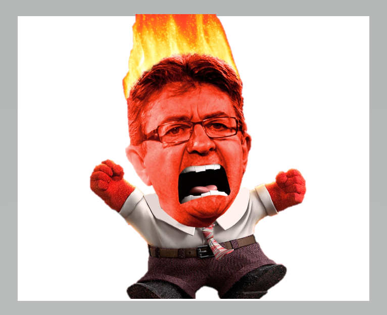 melenchon colere