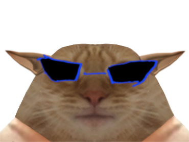 Sticker chat avortin elf elfe lunettes avortelf par Adelf-Hitlor