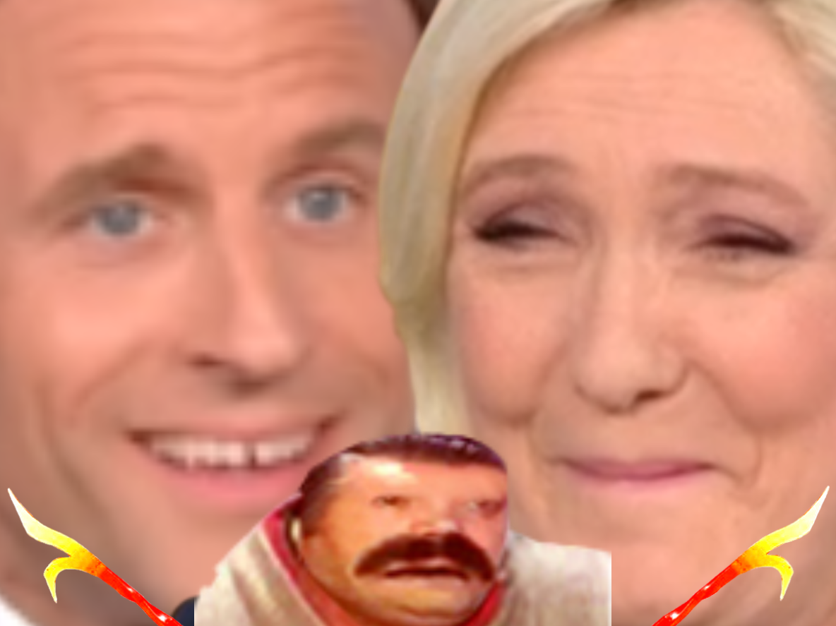 macron lepen marine fn rn lrem barrage debat pls issou facho vote ayaaa lepened sueur
