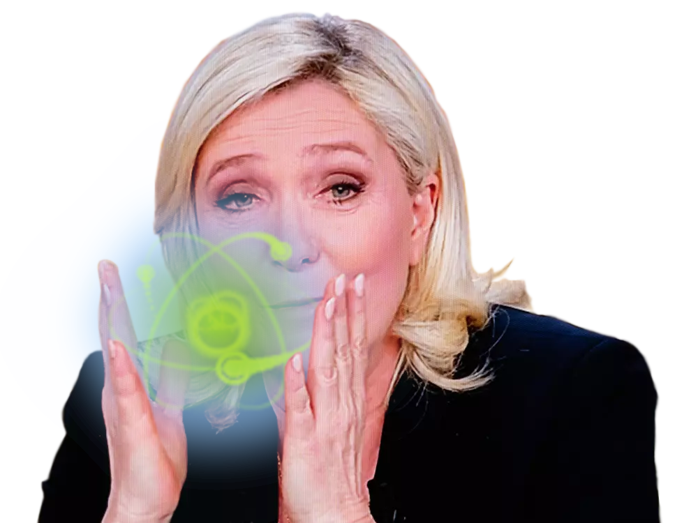 marine lepen mlp debat presidentielles mains explique atome nucleaire transition ecologique ecologie tinnova