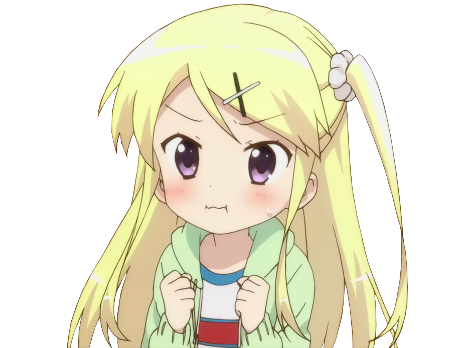 kiniro mosaic karen kikoojap pout mignon