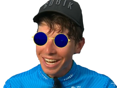 Sticker cyclisme lorenzo fortunato par Jules_Cigognent