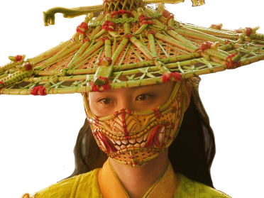 asiatique chapeau masque ying li fala chen