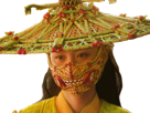 asiatique-chapeau-masque-ying-li-fala-chen