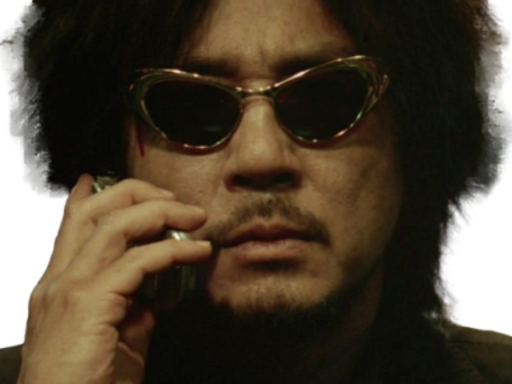 old boy oldboy film coree vengeance ohdaesu park chan wook telephone depressif lunettes not ready