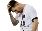 lionel-messi-psg-paris-saint-germain-argentine-foot-football-footballeur-legende-tete-baisse-depression
