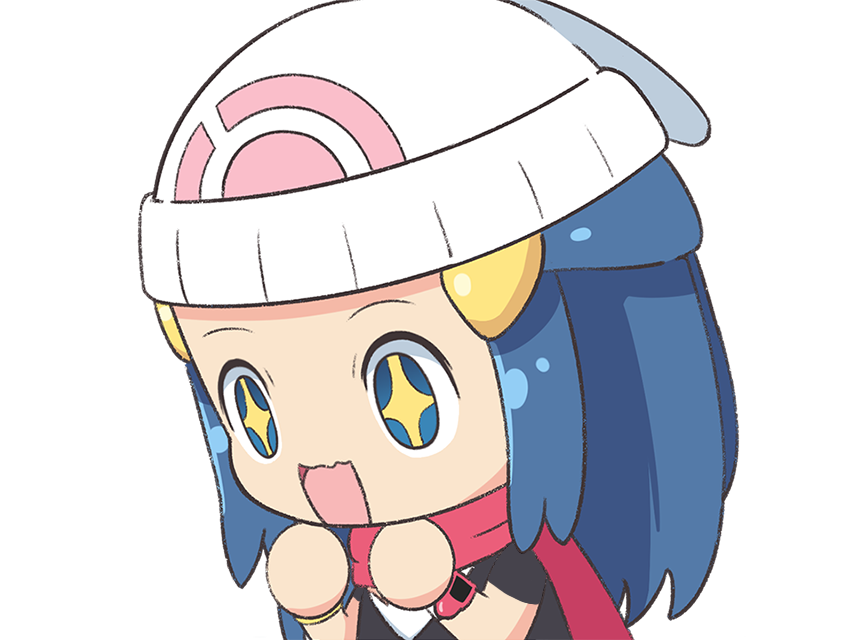 aurore chibi emerveillee dawn