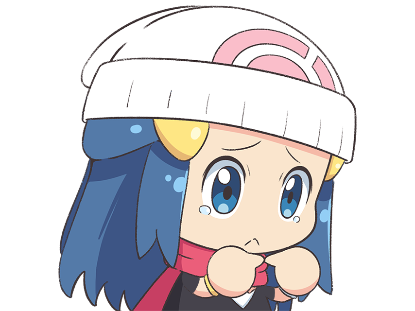 aurore chibi triste dawn