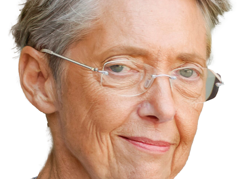 elisabeth borne premier ministre zoom lunettes vieille macron matignon larry juif nwo