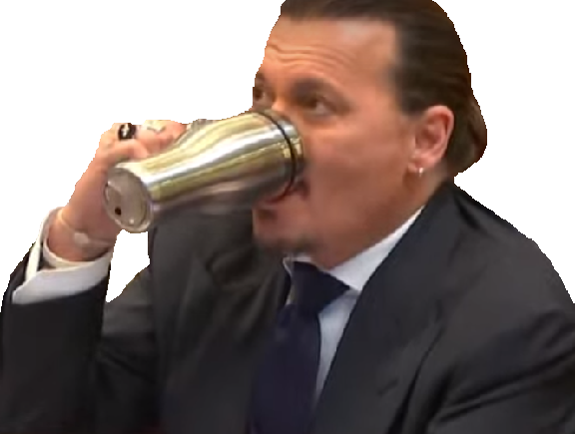 johnny depp amber heard tribunal proces pint drink boire marlou