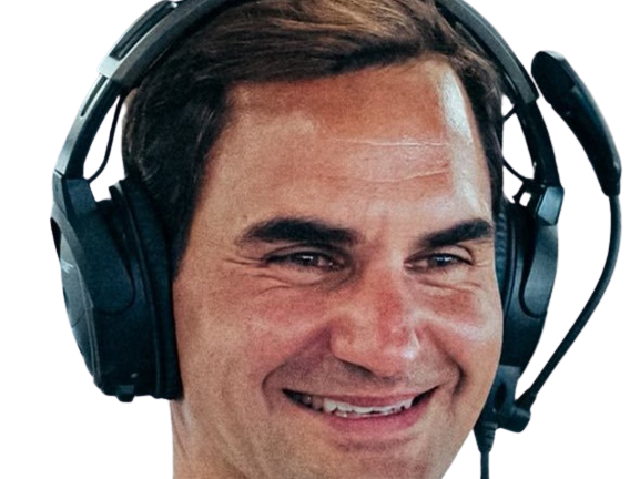 federer roger casque gamer micro sourire troll suisse tennis ft goat