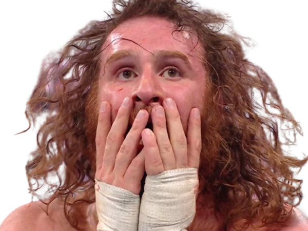 wwe catch sami zayn choc victime looser mains