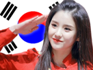 nekoshinoa-loona-qlc-kpop-heejin-coree-korea-sud-south-patriote-salut-drapeau-flag-coreen