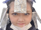 kj-fille-japonaise-benio-asmr-boisson-paille-cheveux-teinture-drole-marrant