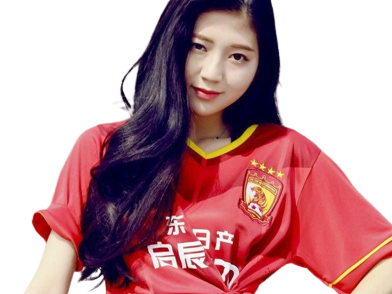 femme fan supportrice guangzhou evergrande championnat chinois chine chinoise asie asiatique