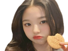 qlc-kpop-nekoshinoa-wonyoung-jang-ive-izone-eat-mange-nom-gateau-biscuit